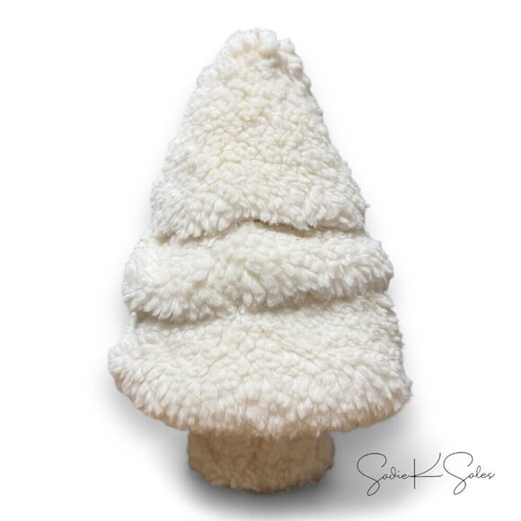 Faux Shearling Tree Shaped Throw Pillow - Threshold Target Christmas 2023 - Picture 5 of 6